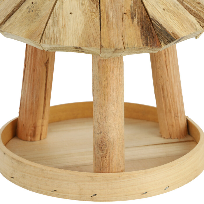Relaxdays Vogelfutterhaus aus Holz