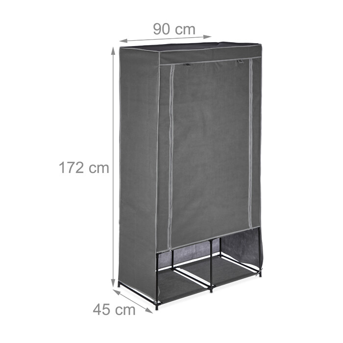 Relaxdays Stoffschrank mit 6 Fächern