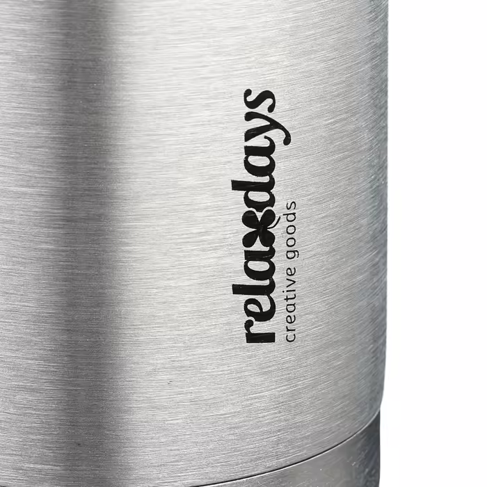 Relaxdays Trinkflasche Edelstahl 500 ml