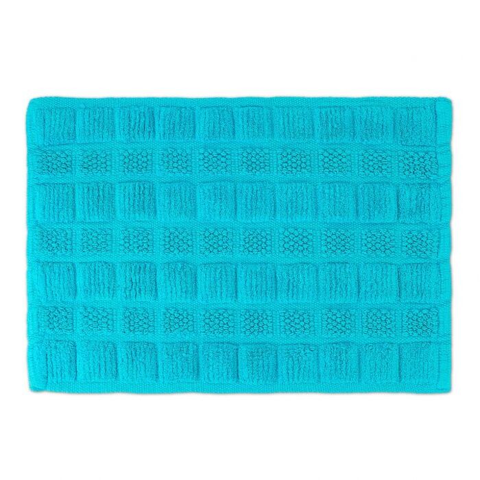 Relaxdays Badematte aus Baumwolle 60x40 cm