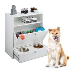 Relaxdays Futterschrank Hunde
