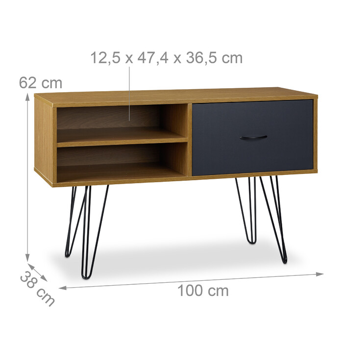 Relaxdays Sideboard Retro Design