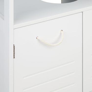 Relaxdays Waschbeckenunterschrank mit Seilgriffen