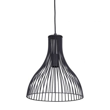 Relaxdays Vintage Pendelleuchte schwarz