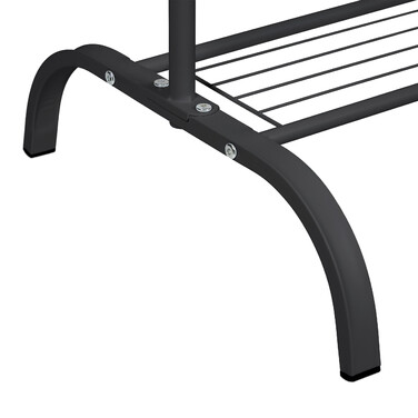 Relaxdays Kleiderständer mit Ablage & Haken