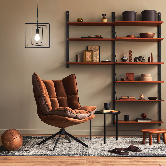 Relaxdays Hängelampe Quadrat schwarz