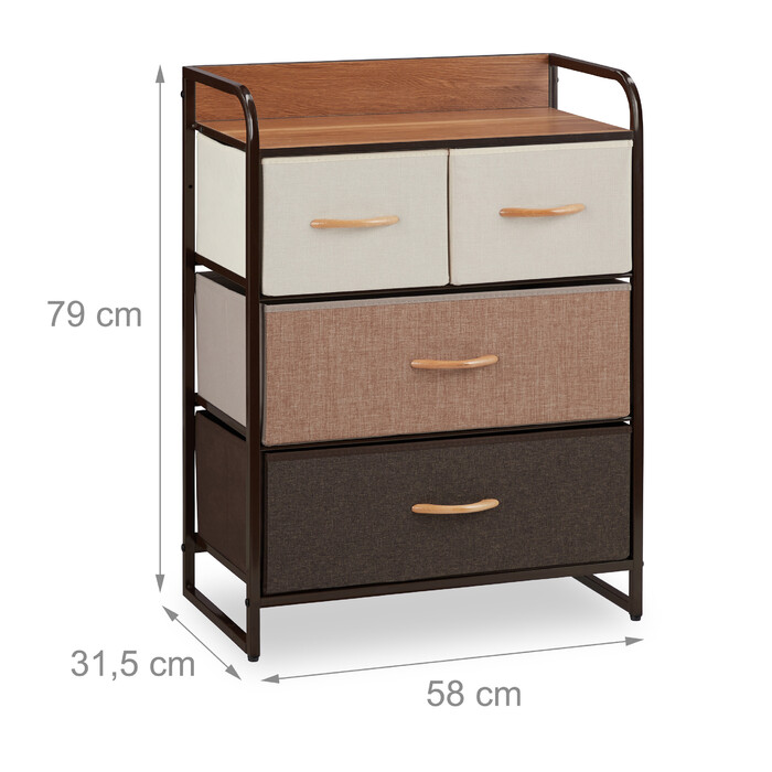 Relaxdays Schubladenschrank vers. Designs