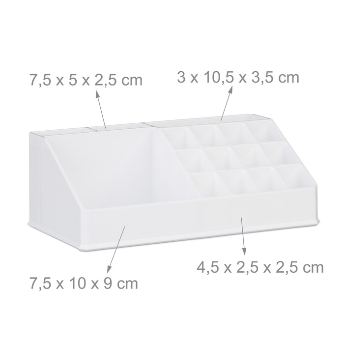 Relaxdays Make Up Organizer mit 8 Schubladen