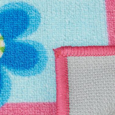 Relaxdays Kinderteppich, Spielteppich mit Hüpfspiel, 179 x 67 cm, Hüpfteppich fürs Kinderzimmer, Himmel und Hölle, bunt, Polyester, Kunststoff