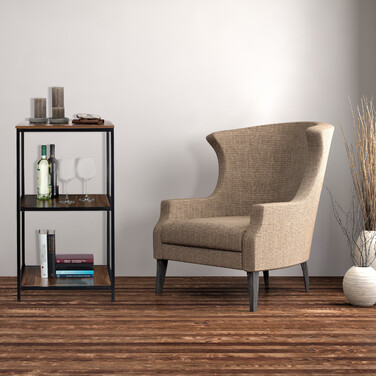 Relaxdays Quadratisches Standregal 3 Ablagen