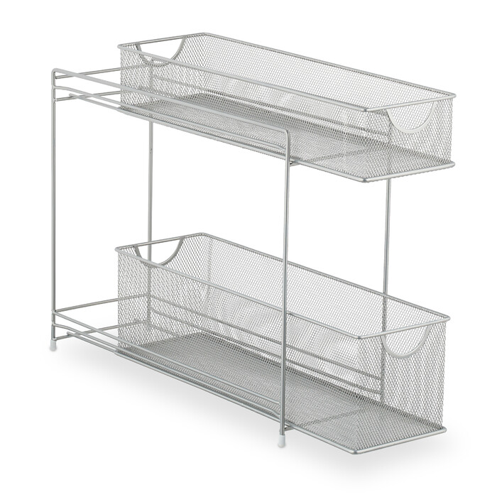 Relaxdays Metall Küchenschrank Organizer