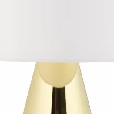 Relaxdays Tischlampe Touch dimmbar, moderne Nachttischlampe, HxD: 40 x 29 cm, E27, Tischleuchte mit Schirm, gold/weiß
