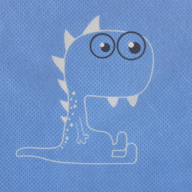 Relaxdays Kinderregal Dino mit Boxen