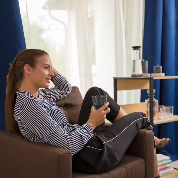 Relaxdays Verdunklungsvorhänge mit Ösen 2er-Set
