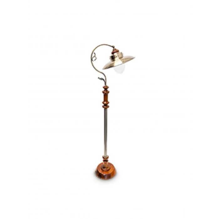 Relaxdays Stehlampe Jugendstil Design Messing