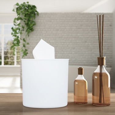 Relaxdays Kosmetiktuchbox mit Deckel