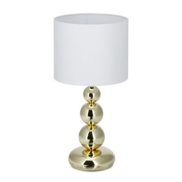 Relaxdays Tischlampe Gold