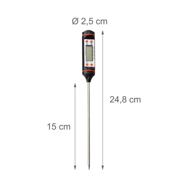 Relaxdays Küchenthermometer digital
