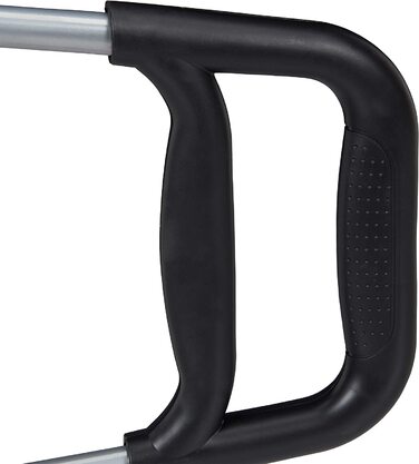 Relaxdays Einkaufstrolley klappbar, Abnehmbare Tasche 28 L, Einkaufswagen mit Rollen HxBxT: 92,5 x 42 x 28 cm, schwarz