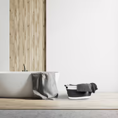 Relaxdays Faltbarer Wäschekorb 36 Liter