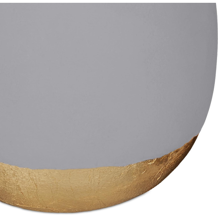 Relaxdays Dekoleuchte Beton, Tischlampe ohne Schirm, HxD 9 x 9 cm, E27 Fassung, langes Kabel, runde Betonlampe, (Grau)