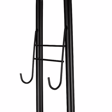 Relaxdays Rollgarderobe mit Ablage & Haken