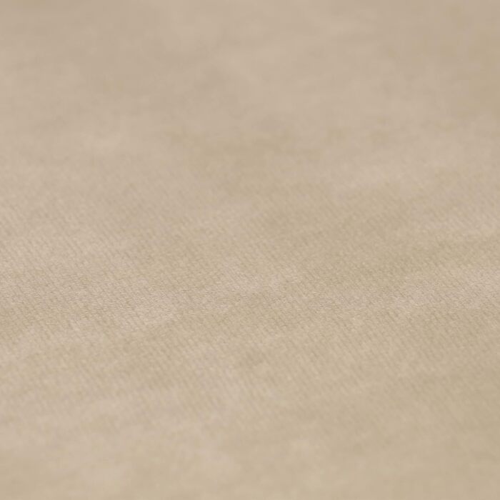 Relaxdays Sitzhocker, faltbar, 38x38x38 cm, Stauraum, MDF & Samt, Creme