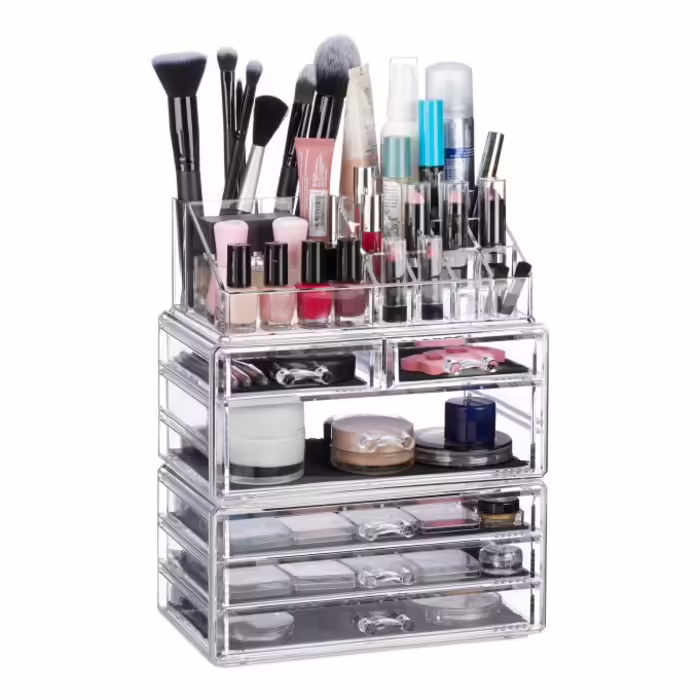 Relaxdays Kosmetikorganizer mit 6 Schubladen
