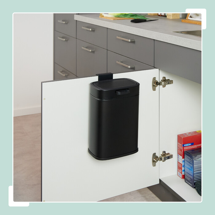 Relaxdays Küchenmülleimer hängend 5l