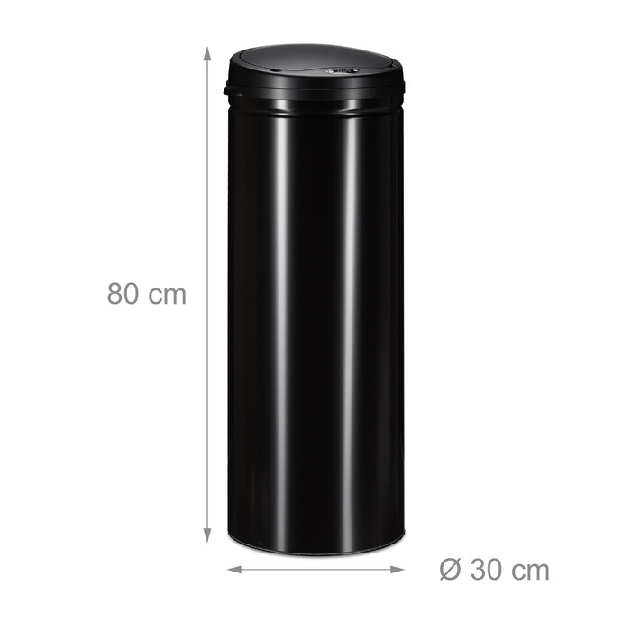 Relaxdays Mülleimer 50 L mit Sensor