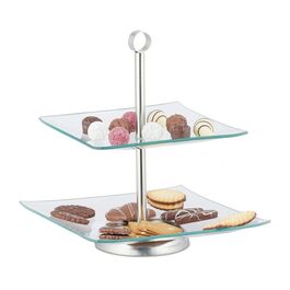 Relaxdays Etagere 2-stufig