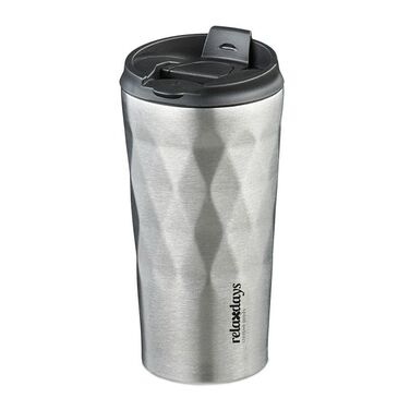 Relaxdays Thermobecher Edelstahl 350ml