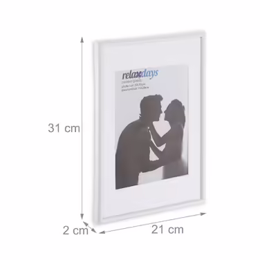 Relaxdays Bilderrahmen 2er Set 20x30 cm
