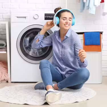 Relaxdays Wäschekorb Bambus eckig
