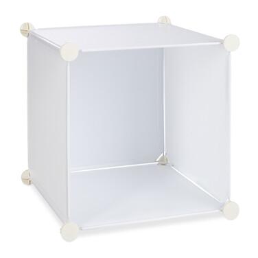 Relaxdays Kleiderschrank Stecksystem 14 Fächer