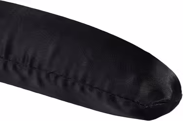 Relaxdays Kleiderbügel Satin,  weich gepolstert, 360° drehbarer Haken, dekorative Schleife, 38 cm breit, (10er Pack, Schwarz)