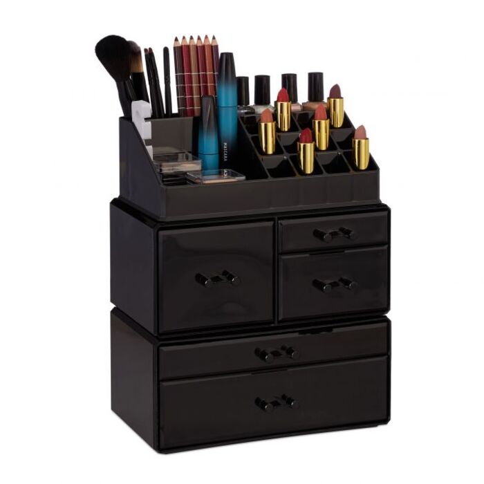 Relaxdays Acryl Make Up Organizer mit 21 Fächern