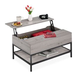 Relaxdays Aufklappbarer Couchtisch