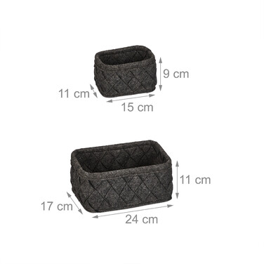 Relaxdays 8-teiliger Schrank-Organizer