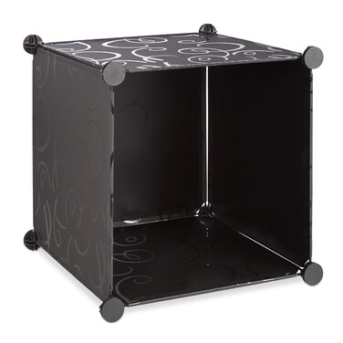 Relaxdays Kleiderschrank Stecksystem 18 Fächer