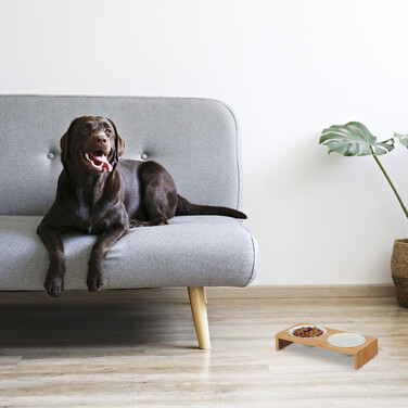 Relaxdays Futterstation für Hunde