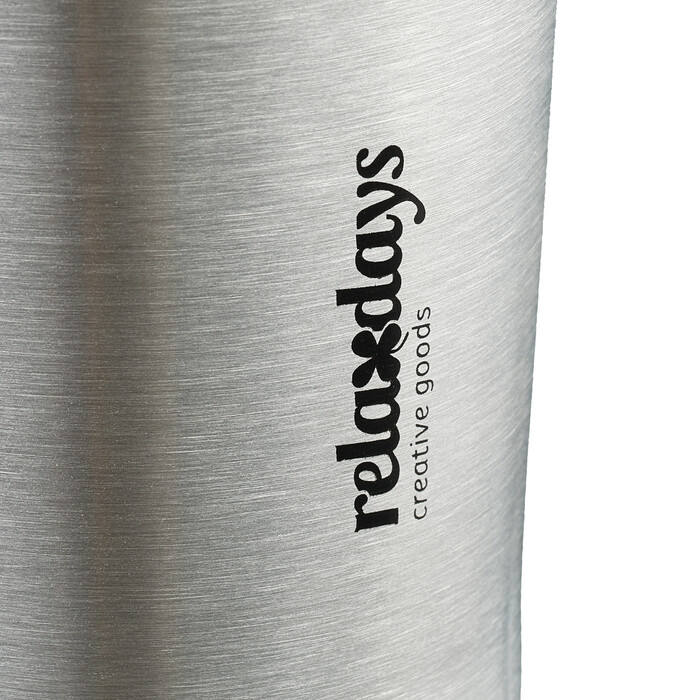 Relaxdays Thermobecher Edelstahl 400ml