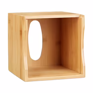 Relaxdays Kosmetiktücherbox quadratisch