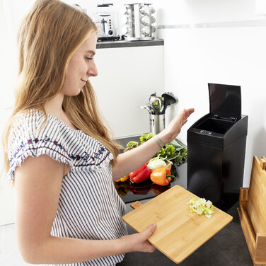 Relaxdays Sensor Mülleimer mit Inneneimer