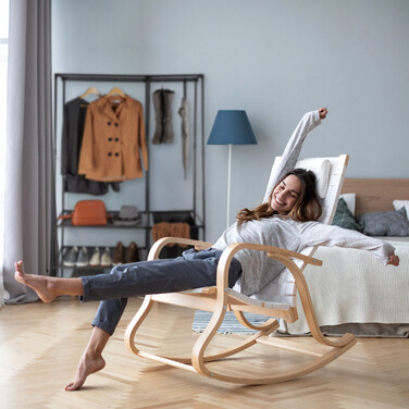 Relaxdays Offener Kleiderschrank mit Wäschekorb