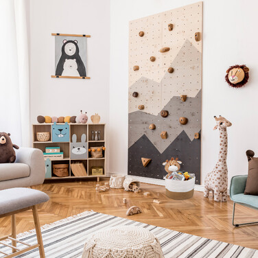 Relaxdays Aufbewahrungskorb aus Baumwolle