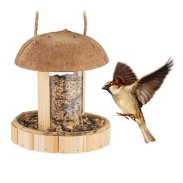 Relaxdays Vogelfutterspender zum Aufhängen