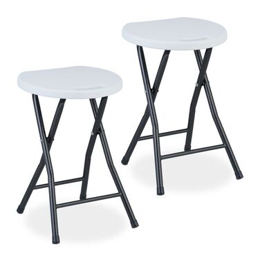 Relaxdays Klapphocker 2er Set