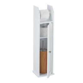 Relaxdays Stehender Toilettenpapierhalter
