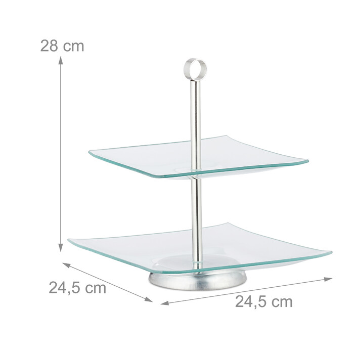 Relaxdays Etagere 2-stufig